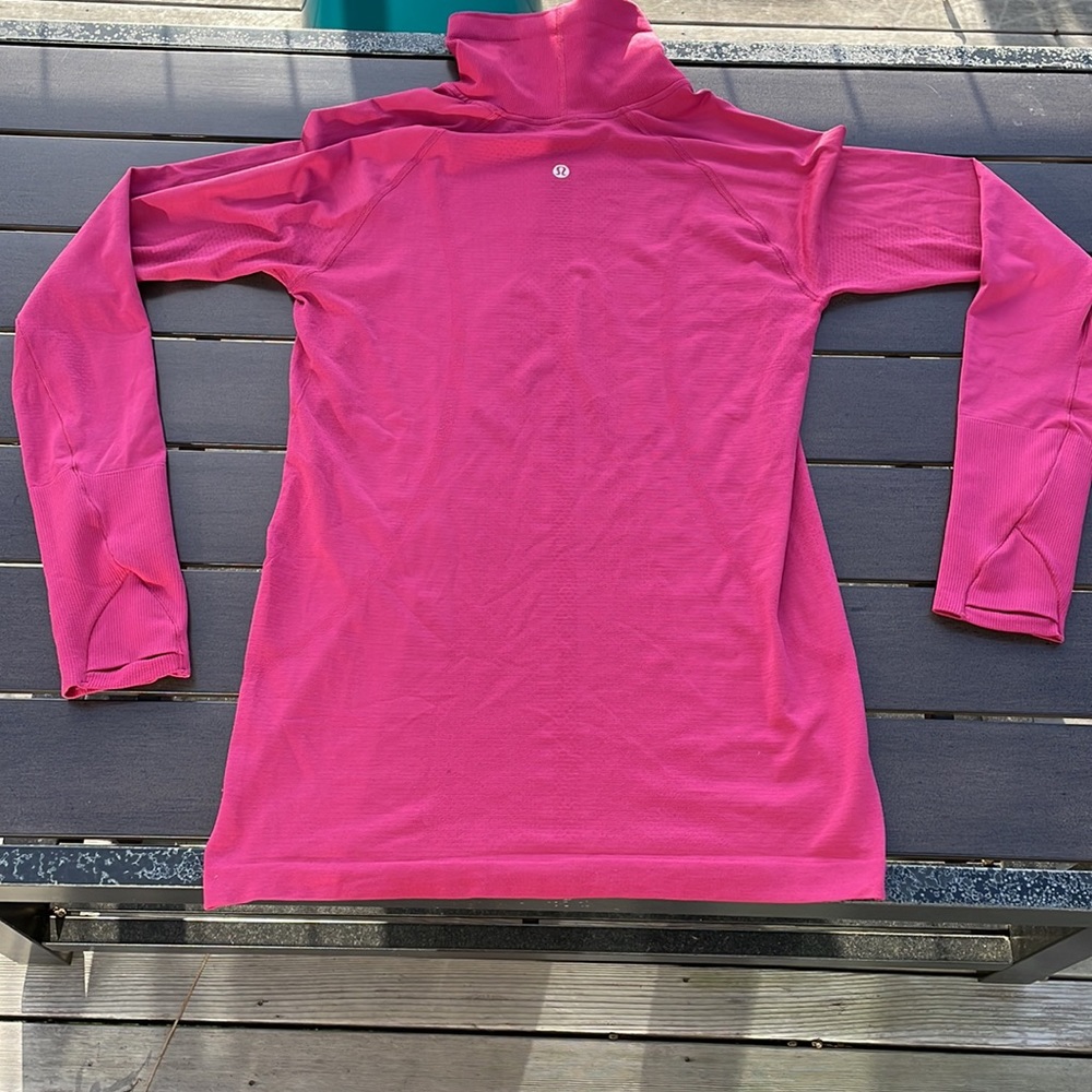 Lululemon Swiftly Speed Turtleneck Size 8 Violet … - image 3